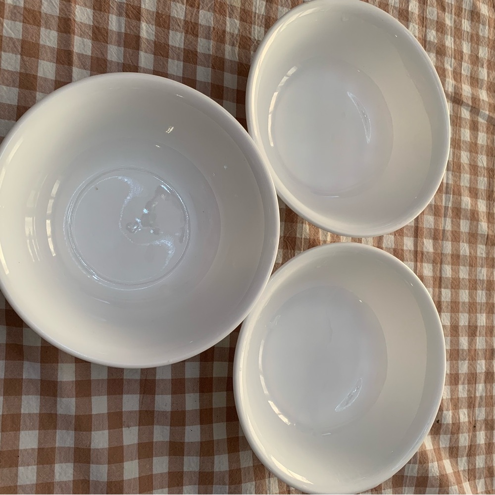 White Ceramic Bowl Set